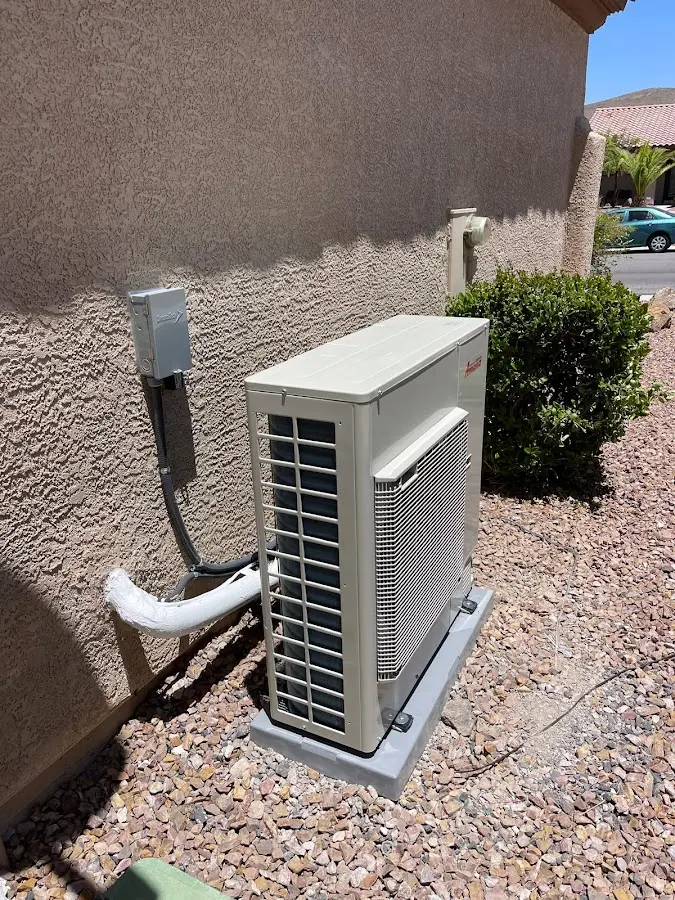 Residential air conditioning condenser unit in Atmore